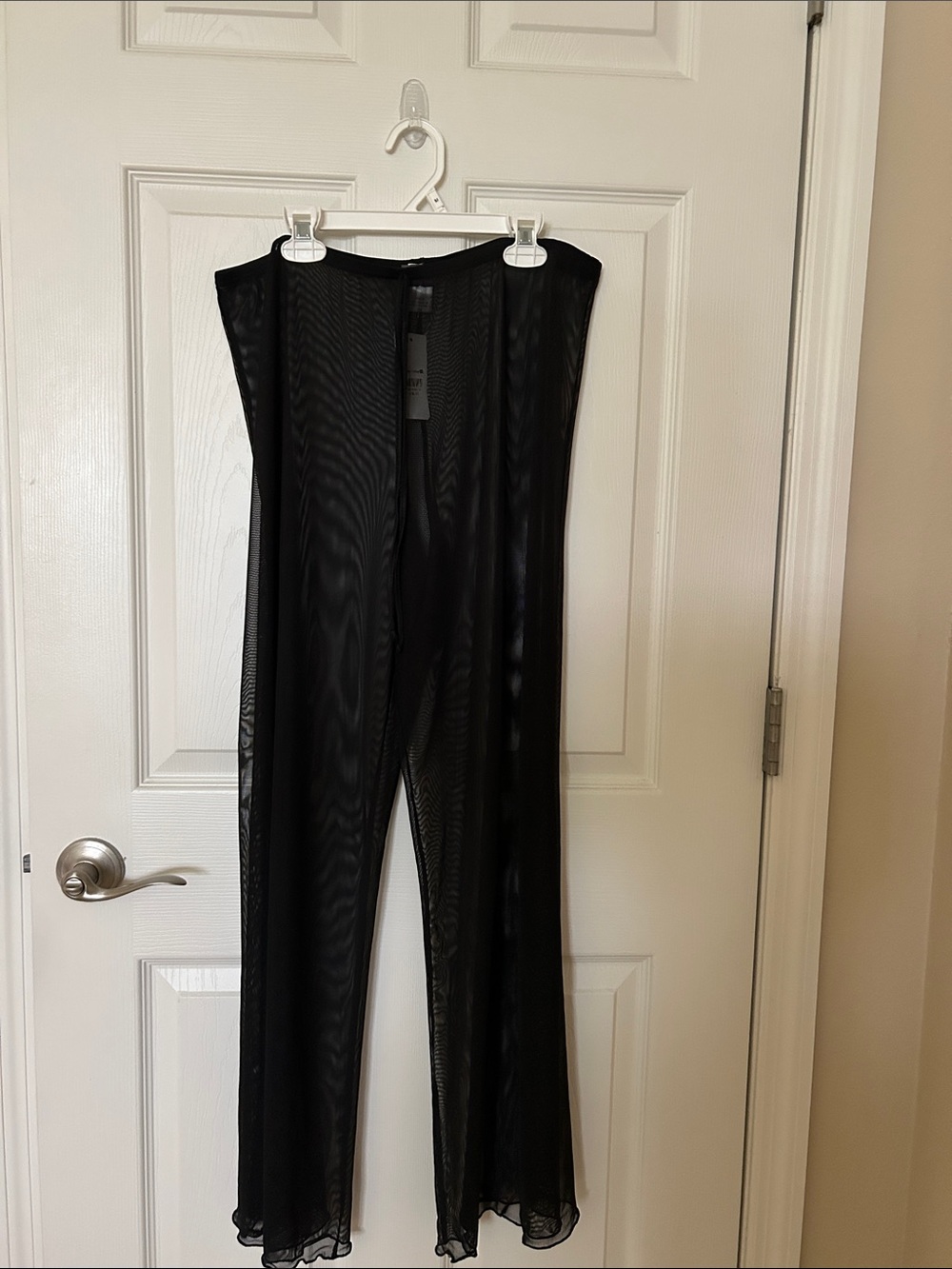 Cover up Sheer Black Wide-Leg Cover Pant⛱️👙 fun🔥